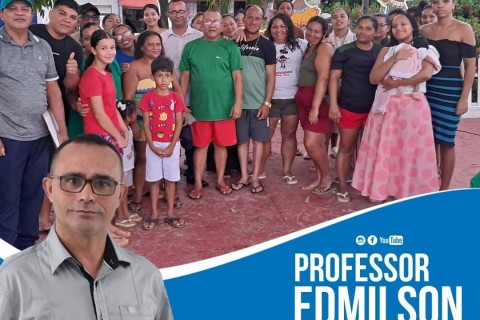 Professor Edmilson participa de reunião sobre moradia popular e reforça compromisso com famílias de Paço do Lumiar